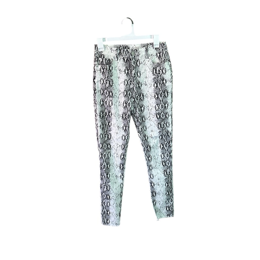 Mittoshop Snake Print Jeans - Black & White Medium